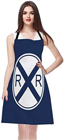 EKOBLA Traffic Sign Aprons Train Railroad Crossing Dark Blue White Waterproof - Image 3