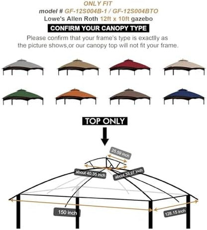 Eurmax USA High Performance Replacement Canopy Top - Image 6