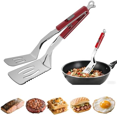 11.5-inch Stainless Steel Tongs by Limitliho