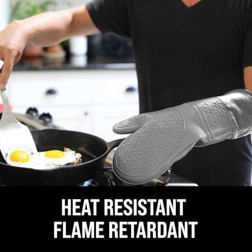 BPA-Free Soft Silicone Oven Mitts - Image 2