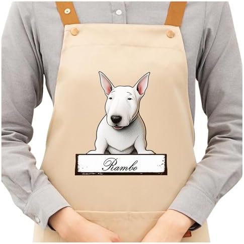 DIY Custom Pet Name Art Dog Kitchen Apron - Image 6