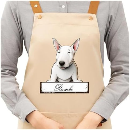 DIY Custom Pet Name Art Dog Kitchen Apron - Image 6