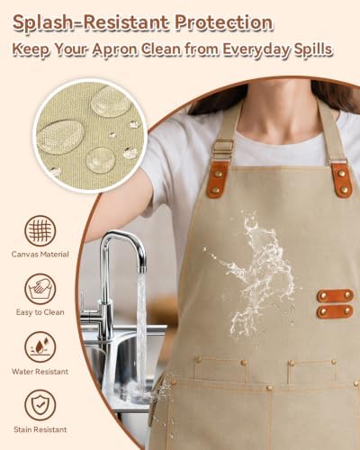 Teskyer Canvas Kitchen Apron - Image 4