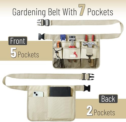 UNCO- Adjustable Gardening Belt, 7 Pockets, Cut and Water Resistant, Garden - Image 2
