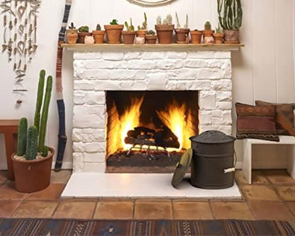 Plow & Hearth 3 Gallon Black Large Ash Bucket - Image 3