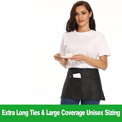NOBONDO 12 Pack Waitress Aprons - Image 4