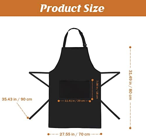 4 Packs Waterproof Cooking Chef Bib Aprons - Image 2