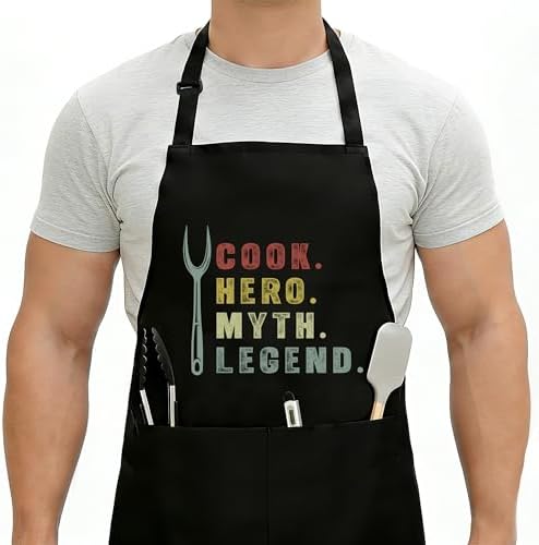 Funny Aprons For Men, Father's Fathers Day Kitchen Gifts For Dad Father Daddy by Unknown