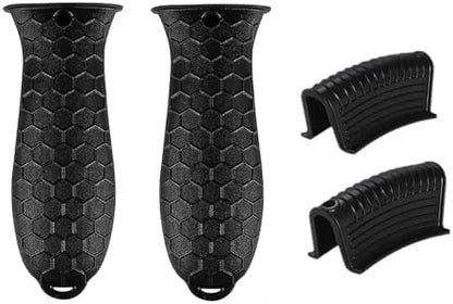 4 Pcs Non-Slip Silicone Hot Handle Holder & Assist Grips, Potholder by OYSIR