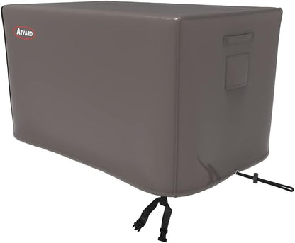 ATYARD 42-inch Outdoor Cover for Keter Unity (Small) Portable Table - UV Resistant, Breathable, All Weather (42" L x 24" W x 32" H) Brown