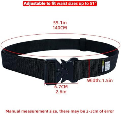 MELOTOUGH Quick Release Tool Belt 1.5 Inch Web Work Tool Belt - Image 2