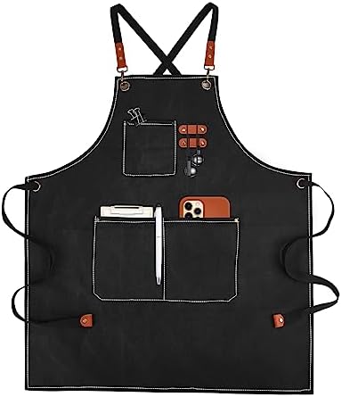APRONPANDA Cross-Back Chef Aprons by APRONPANDA