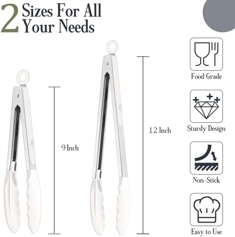 TeamFar Kitchen Tongs - Image 2