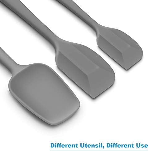 3-Piece Silicone Spatula Set, 600°F Heat Resistant - Image 3