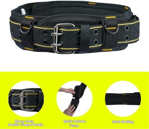 MELOTOUGH Padded Tool Belt for Men, Heavy Duty Work Belt - Image 2