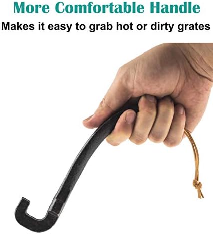 Cast Iron Grill Grate Lifter, Cooking Grid Lifter Gripper - Image 4