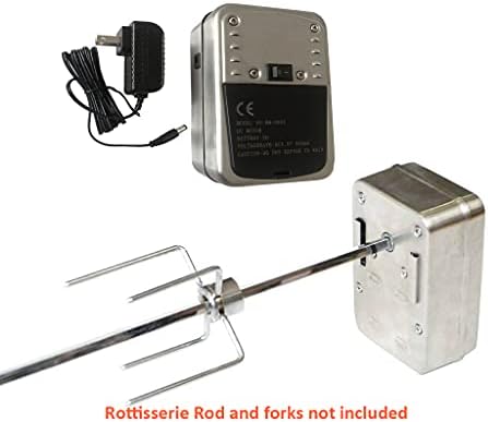 Universal Stainless Steel 304 Dual Use Quiet Battery Rotisserie Motor Cordless - Image 6