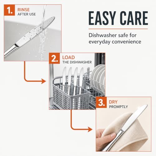 NICE KITCHEN Dinner Knives Set of 8 - Image 7