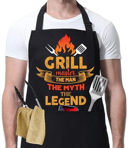 Funny Grilling Apron for Men by zukmvuh