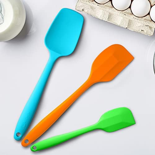 3-Piece Silicone Spatula Set, 600°F Heat Resistant - Image 4