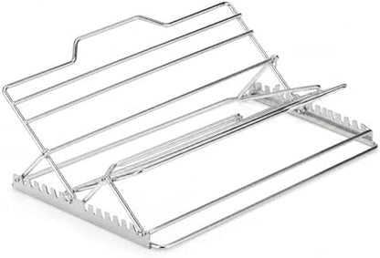 DEMCERT Roasting Rack, Adjustable V-Shaped Turkey Rack by MOAITO