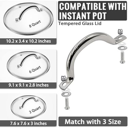 Pot Lid Handle Replacement Kit for 4.33'' Hole Diameter - Image 3