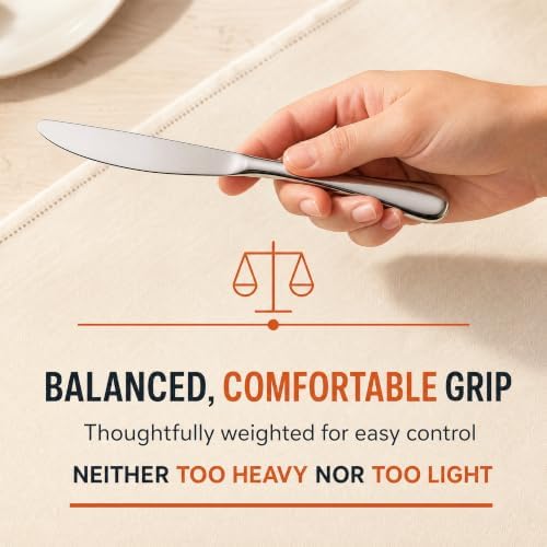 Nice Kitchen Dinner Knives Set of 6 - Image 4