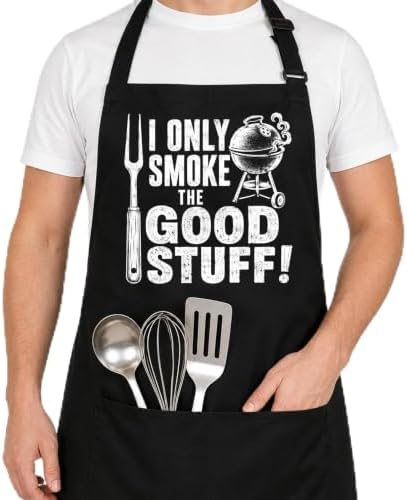 Funny BBQ Apron by Unknown