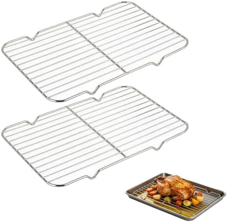 Roasting Rack for 9x13 Inch Pan, Stainless Steel Cooling Racks by Unknown