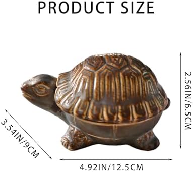 Turtle-Shaped Ceramic Ashtray - Image 2