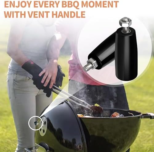 Cool Touch Damper Handle Fit for Weber Smokey Mountain WSM Kettle - Image 7