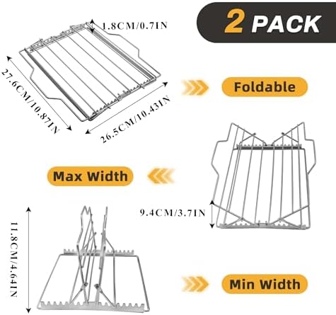 Roasting Rack with Lift, 2 Pack - Image 5