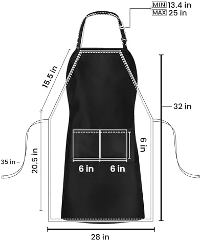 Utopia Kitchen Bib Aprons 10 Pack Adjustable - Image 2