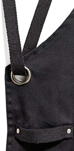 JayCee Apron for BBQ, Hobby and Workshop, 5 Pockets, Cross-Back, 2 Tool/Towel - Image 3
