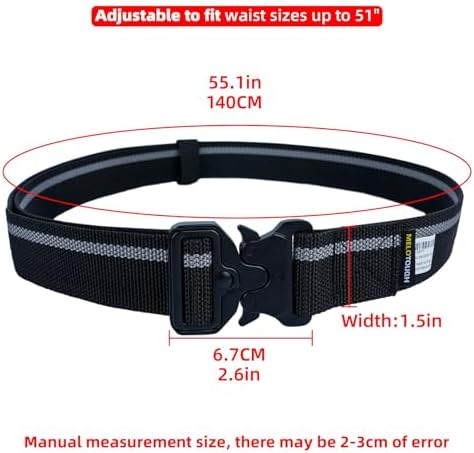 MELOTOUGH Quick Release Work Belt 1.5 Inch Web Work Tool Belt - Image 2