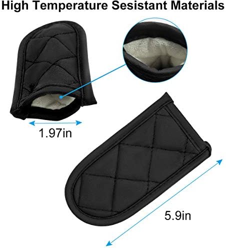 Evoio Cast Iron Skillet Pot Pan Hot Handle Holder Covers - Image 3