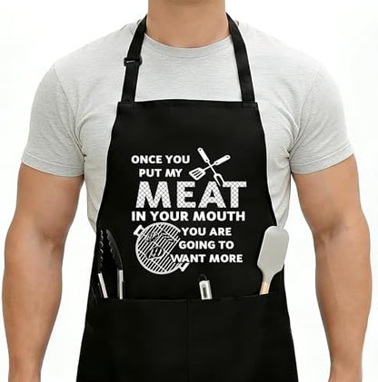Funny Aprons For Men, Father's Fathers Day Kitchen Gifts For Dad Father Daddy by Unknown