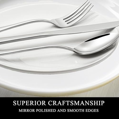 Dinner Forks, Flatware Set, 8 Inches, Mirror Finish & Dishwasher Safe, New - Image 3