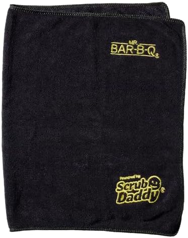Mr. Bar-B-Q 2-Pack Microfiber Grill/Griddle Cloths Powered by Scrub Daddy by MrBar-B-Q