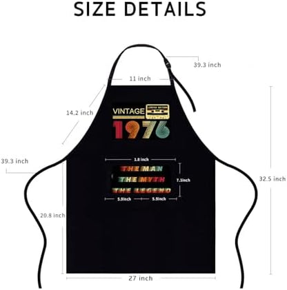 Funny Aprons for Men Birthday Gifts for Men Dad Grilling BBQ - Image 5
