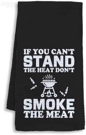 Funny BBQ Grilling Hand Towels for Kitchen Bathroom 16x24in by Unknown