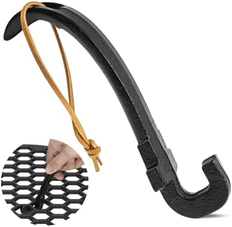 Cast Iron Grill Grate Lifter-Universal Barbecue Grid Lifter by Unknown