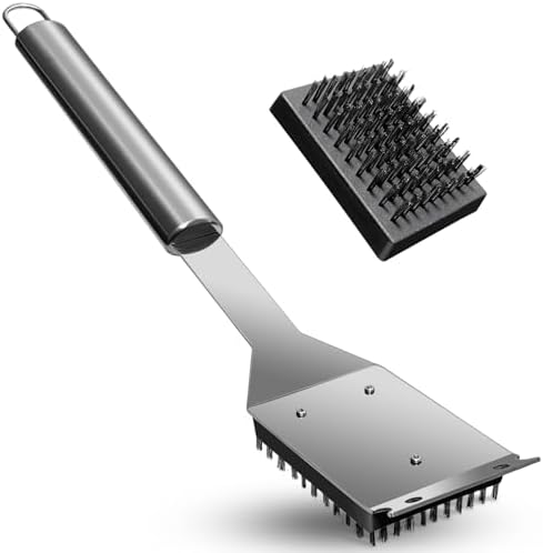 BBQ Grill Brush and Scraper, Heavy Duty Grill Cleaner by JLiup