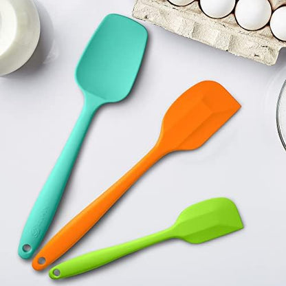 3-Piece Silicone Spatula Set, 600°F Heat Resistant - Image 4