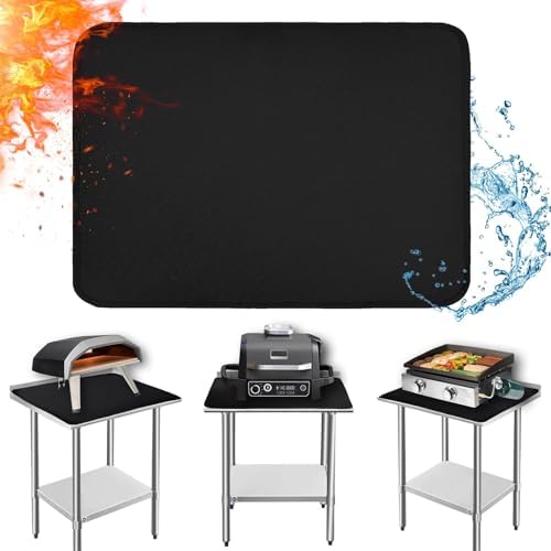 Heat Resistant Mats for Countertop fits Tabletop Grill by Amerbro