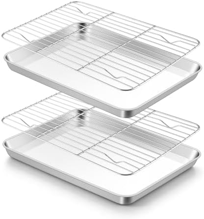 TeamFar Stainless Steel Toaster Oven Pan by TeamFar