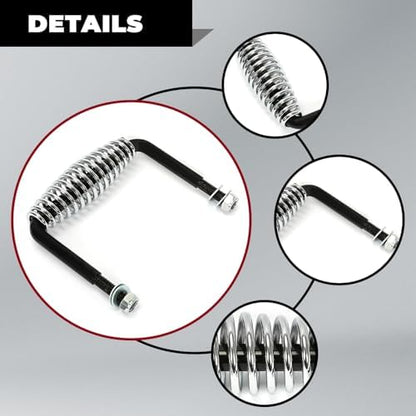 HECASA 6" Spring Handle Wide Overall Rod BBQ Pits Trailers Custom Metal Pro - Image 4