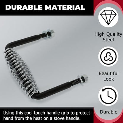 HECASA 6" Spring Handle Wide Overall Rod BBQ Pits Trailers Custom Metal Pro - Image 2