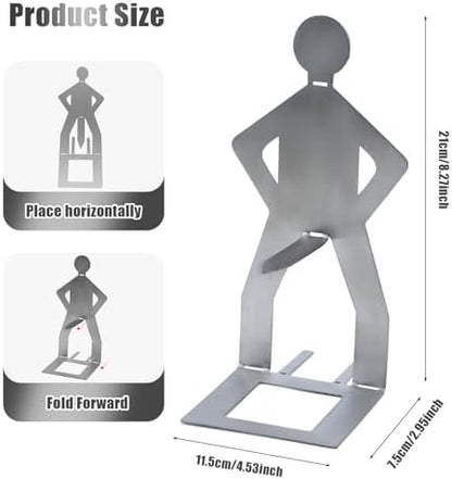 5PCS Funny BBQ Stand Man Hot Dog Holder, Standing Man Sausage Barbecue Rack - Image 6