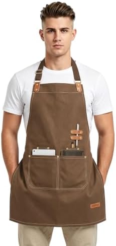 APRONPANDA Chef Apron for Men Women by APRONPANDA